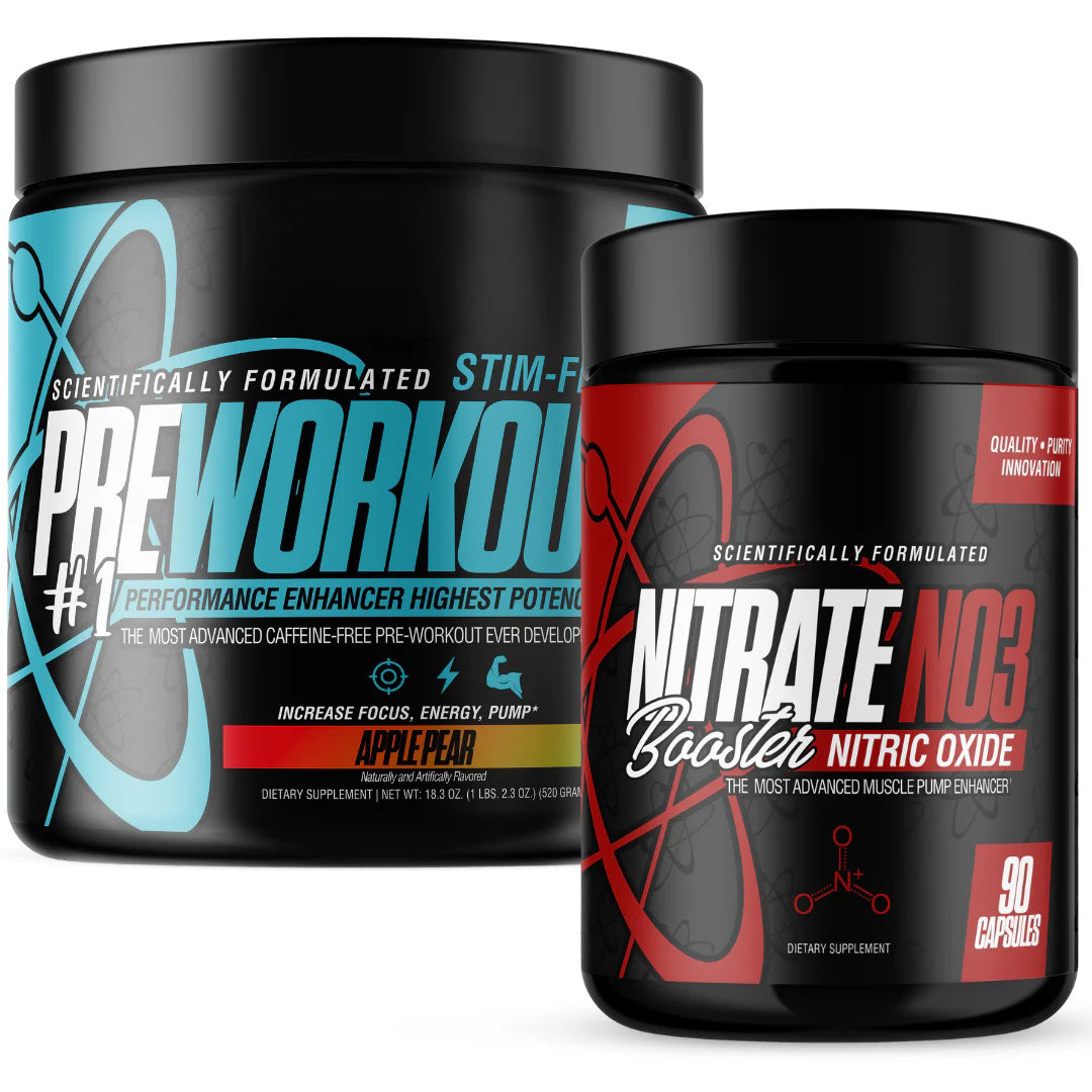 Stim Free Preworkout & Nitrate Booster Stack